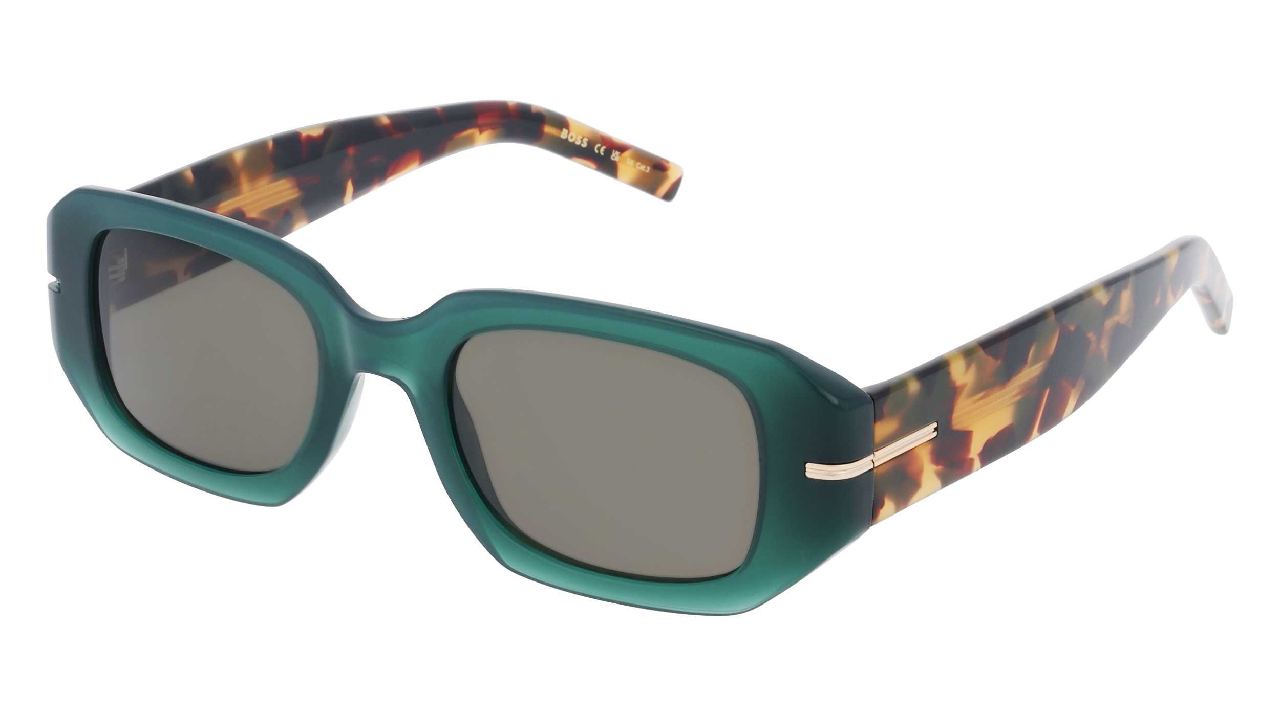 Lunettes de soleil BOSS BOSS 1608/S 2VM/IR 50/21 Homme Ecaille motif Rectangle Cerclée Tendance Lunettes de soleil BOSS BOSS 1608/S 2VM/IR 50/21 Homme Ecaille motif Rectangle Cerclée Tendance