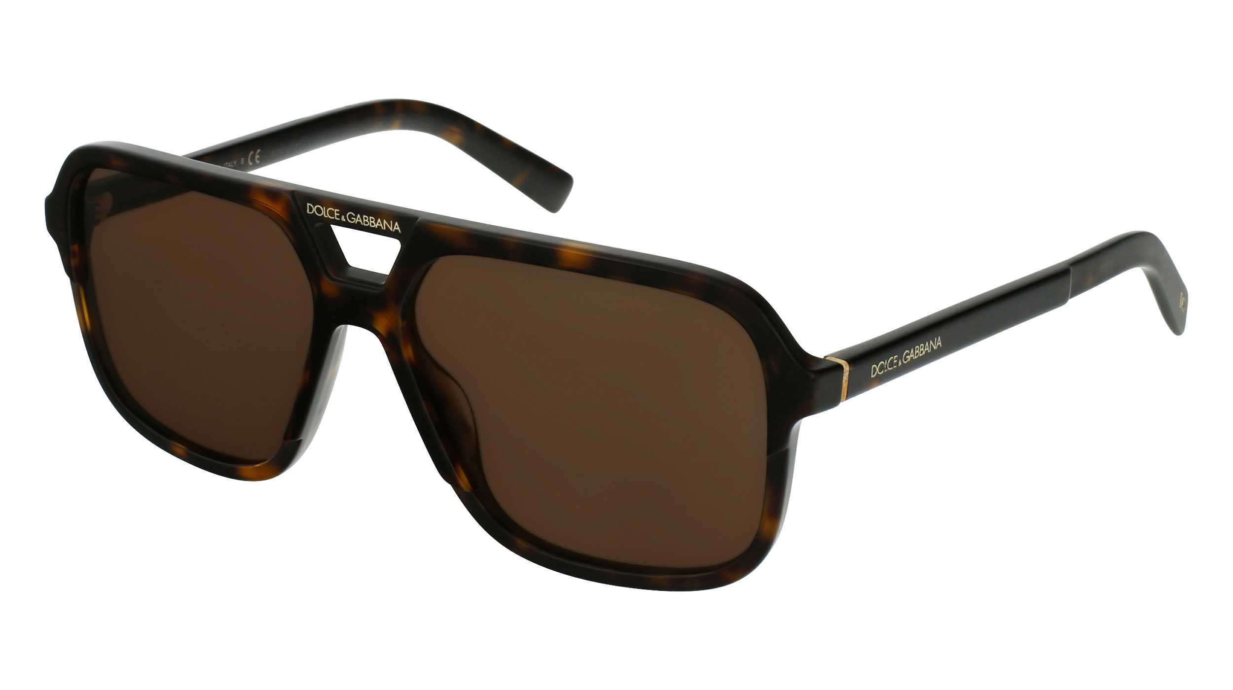 Lunettes De Soleil Dolce & Gabbana Marron - Monture Et Verres Bruns, Occasion, état Porté !
