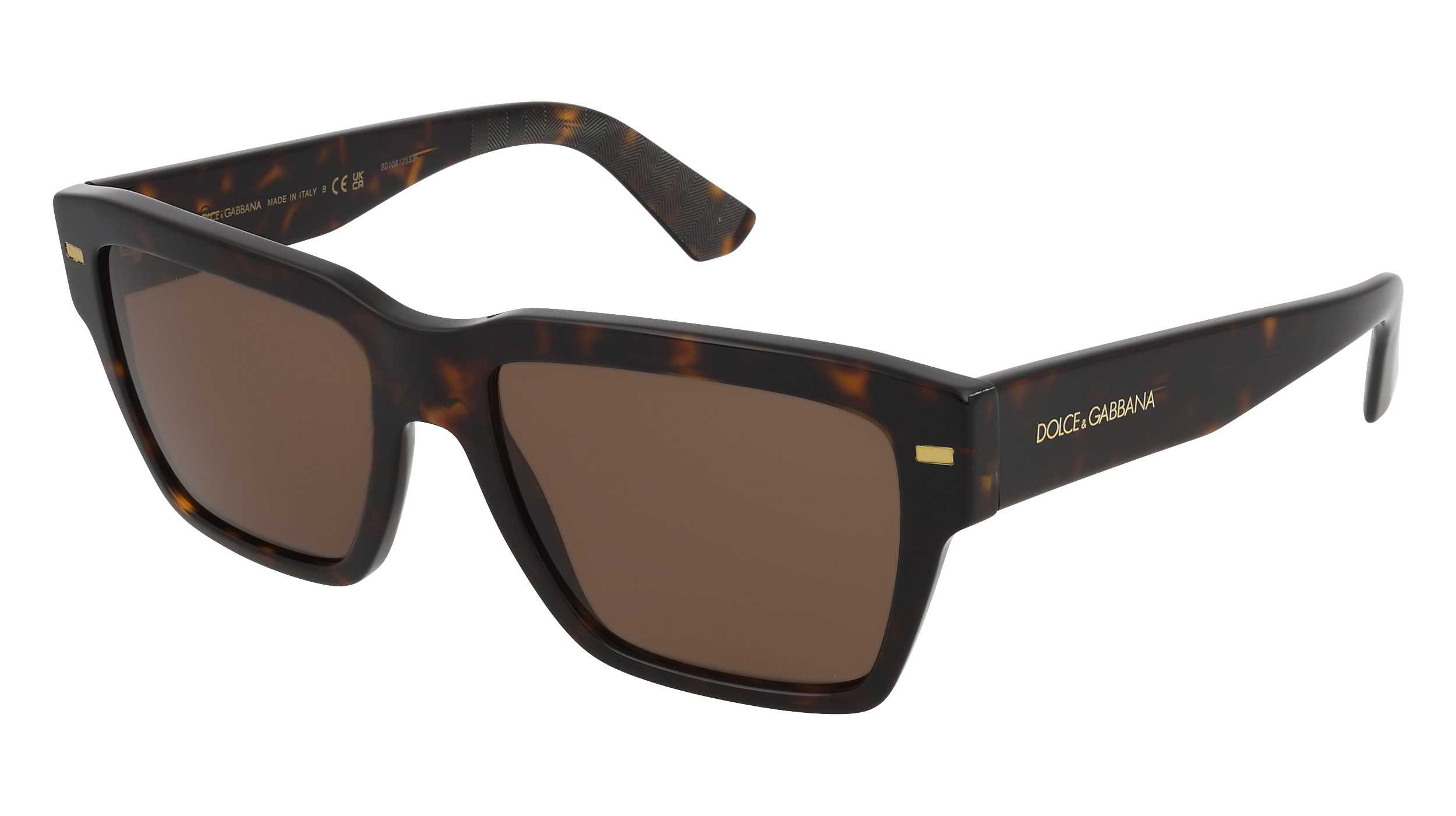 Lunettes De Soleil Dolce&Gabbana DG6141 Marron - Monture Noire - Occasion Avec Traces D'usage