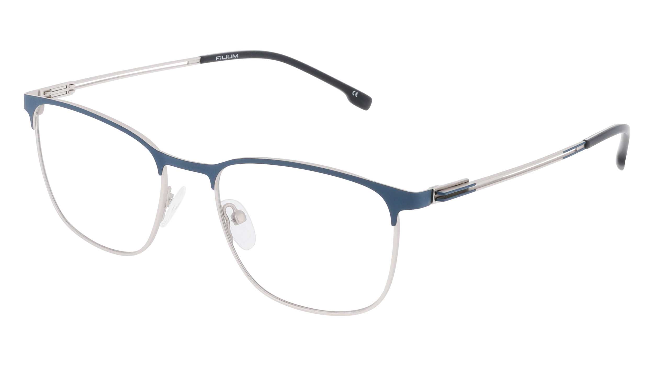 Lunettes Vintage Conquistador 132 - Monture Bleu Or Démi-monture - Neuf Sans étiquette - Allemagne
