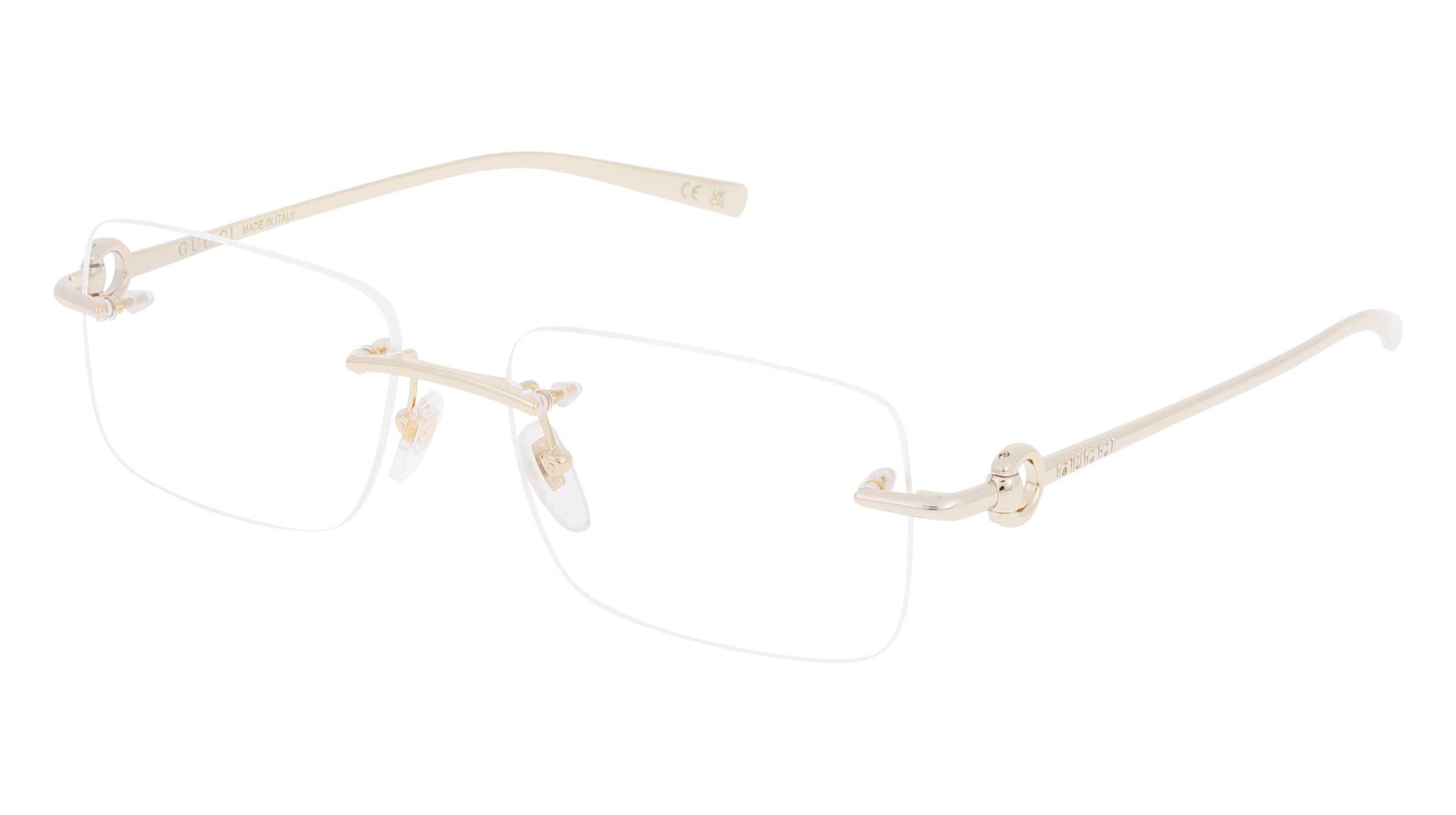 Eyeglasses GUCCI GG 1703O 003 55/17 Man Or rectangle frames rimless ...