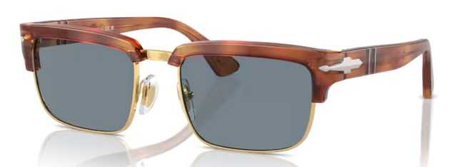 Lunettes De Soleil Persol PO 3315 S - Verre Polarisé Bleu Foncé - Taille 55 XL - Neuf Avec étiquette
