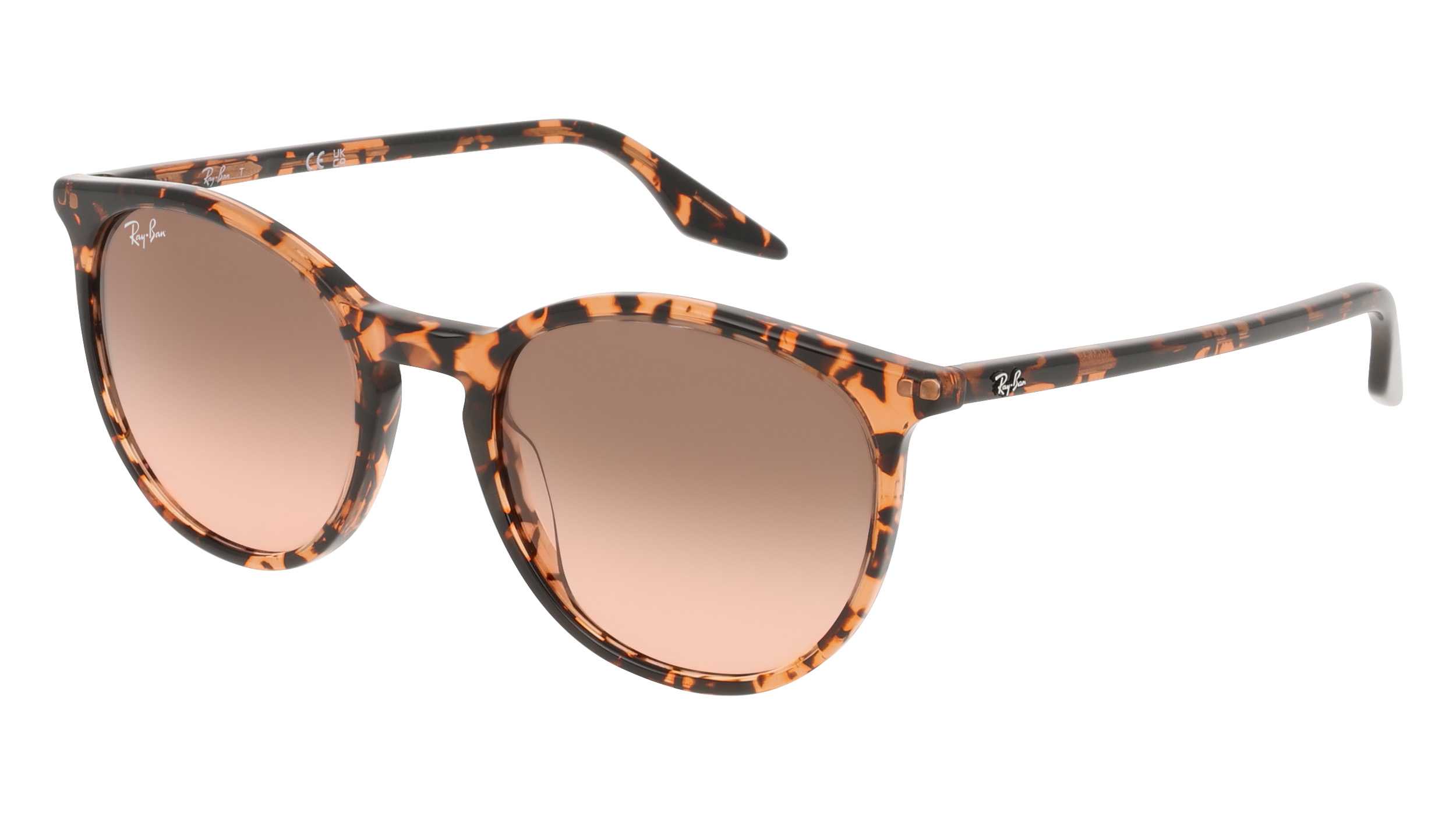 Lunettes de soleil RAY-BAN RB 2204 14293B 54/20 Mixte Ecaille / Rouge ...