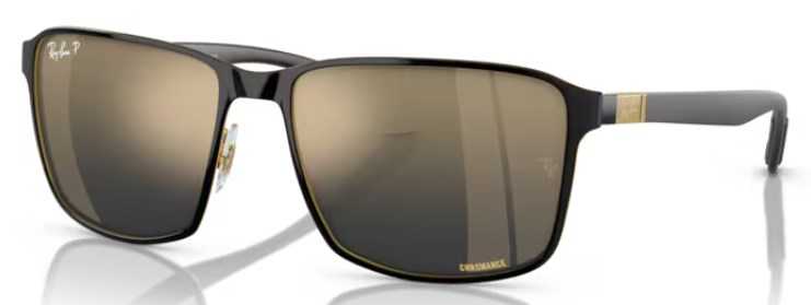 Sunglasses RAY-BAN RB 3721CH 187/J0 59/17 Unisex Noir / Doré