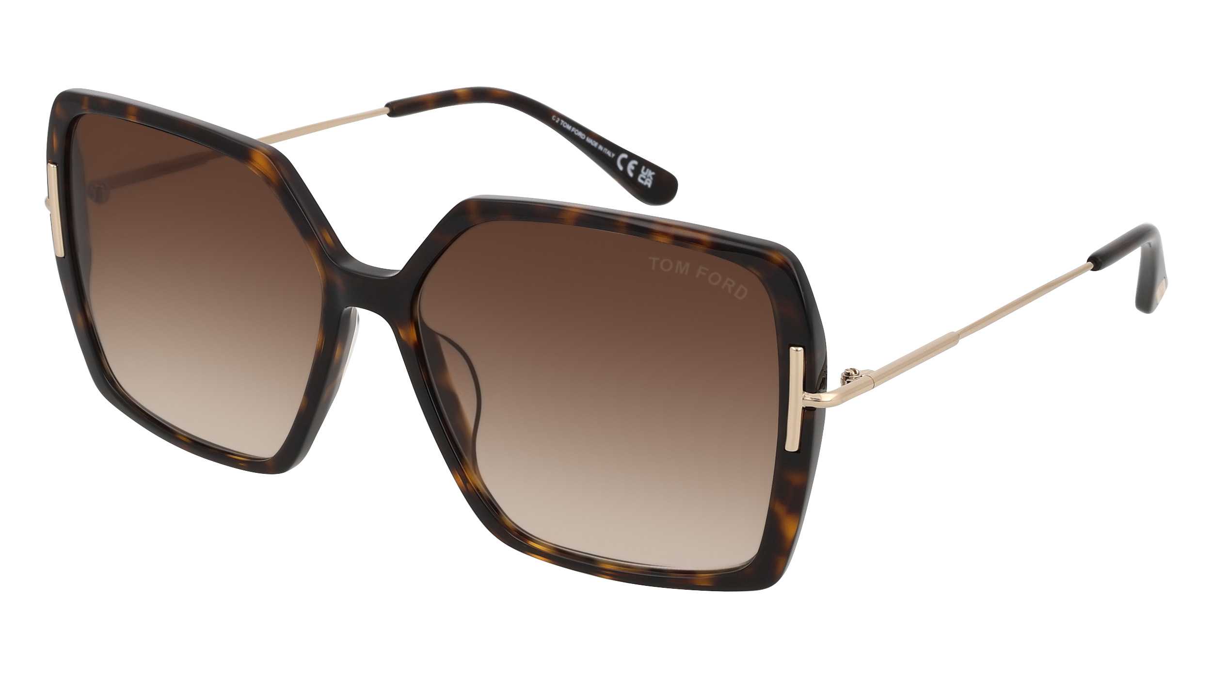 Sunglasses TOM FORD FT 1039 52F JOANNA 59/15 Woman Ecaille foncée