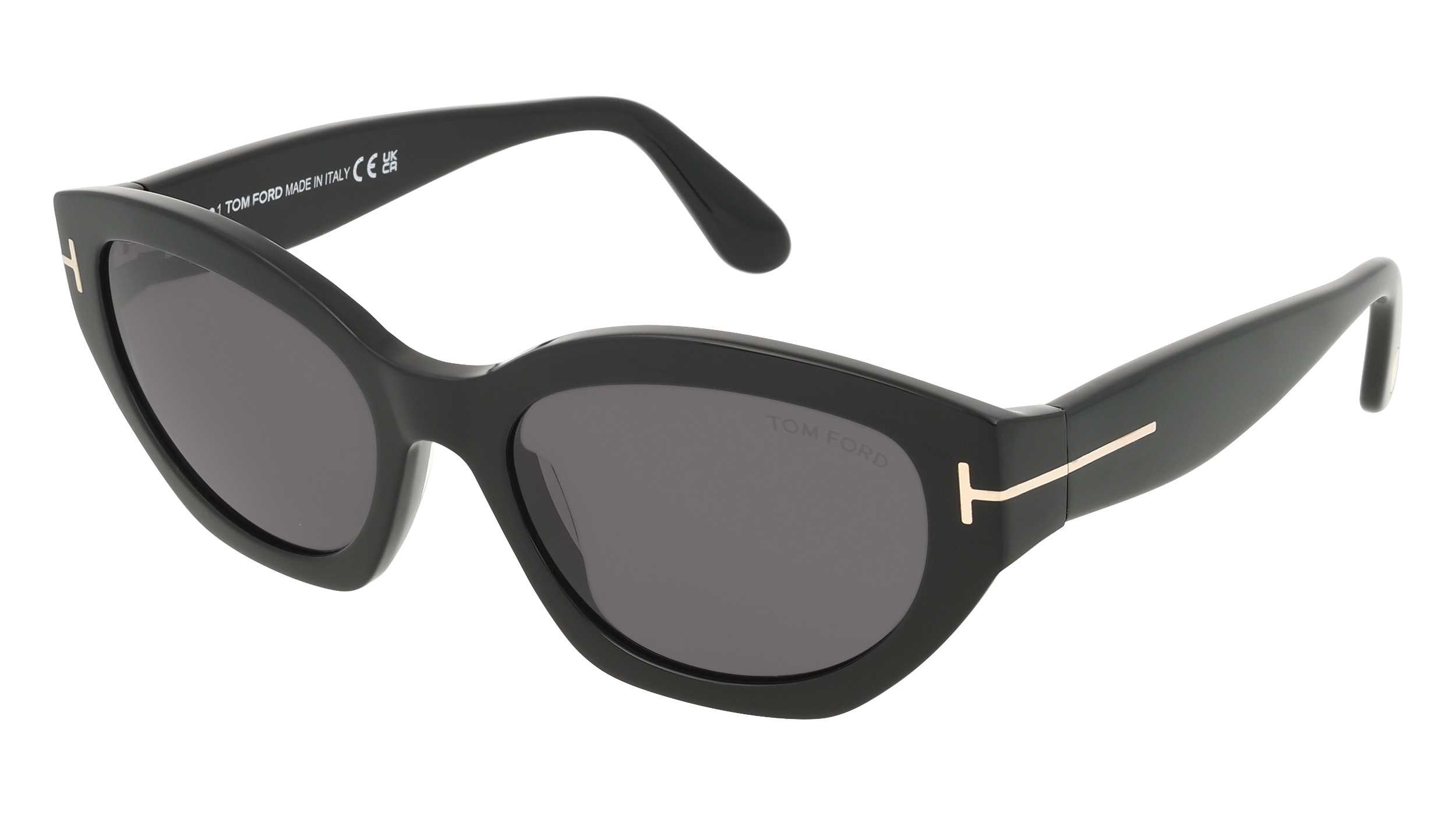 Sunglasses TOM FORD FT 1086 01A PENNY 55/19 Woman Noir Cat 